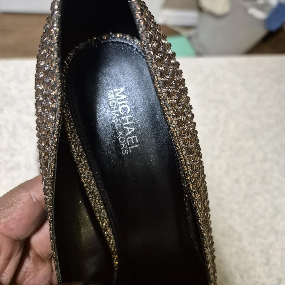 Michael Kors Women's Sparkling Heels - Brown